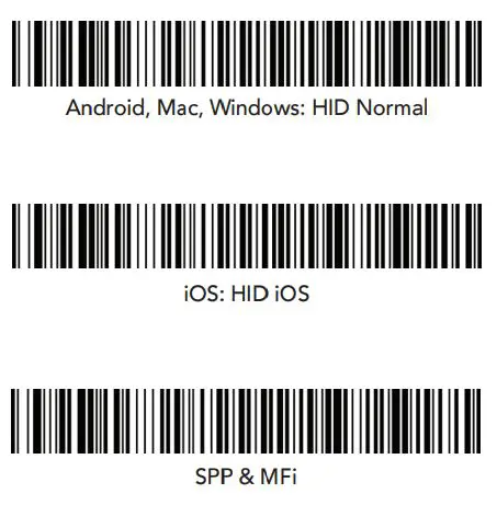 KOAMTAC Bluetooth Barcode Scanner KDC270 User Guide - Pairing Barcodes