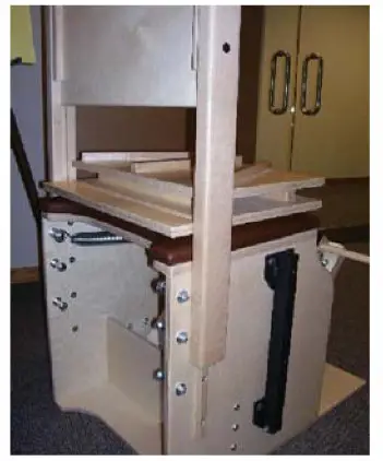 PEAK PILATES Split High Low Combination Chair- High