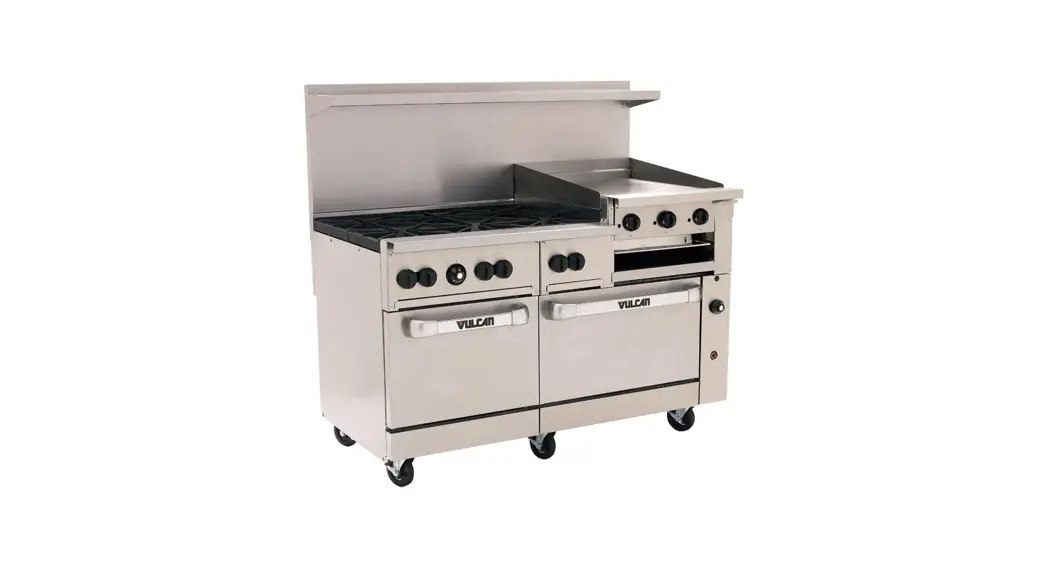 Vulcan Endurance Gas Restaurant Range 60ss-6b24gbn Installation Guide