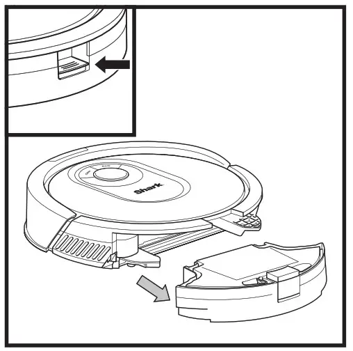 Dust Bin Release Button