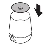 WINIX L60 L61 6.0 Gallon Ultrasonic Humidifier with Night Mood Light - INITIAL OPERATION 5