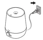 WINIX L60 L61 6.0 Gallon Ultrasonic Humidifier with Night Mood Light - INITIAL OPERATION 6