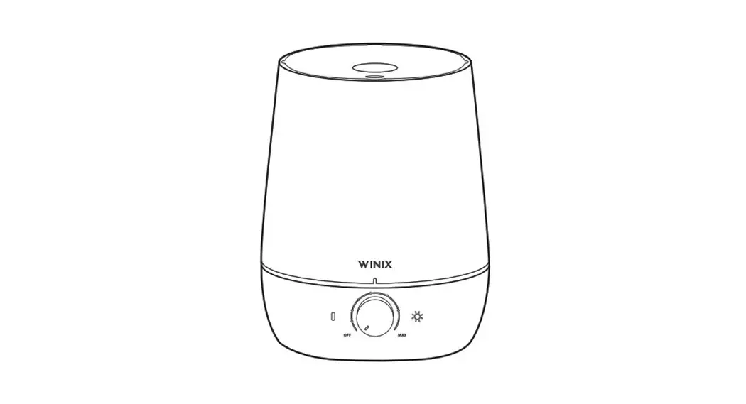 Winix L60/l61 6.0 Gallon Ultrasonic Humidifier With Night Mood Light User Guide