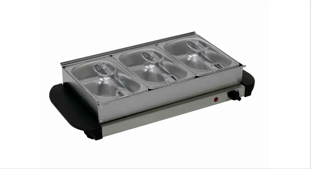 Oypla 3903 3x 2.5l Large Electric 3 Section Buffet Food Warmer Hot Plate Server User Manual Oypla 3903 3x 2.5l Large Electric 3 Section Buffet Food Warmer Hot Plate Server User Manual