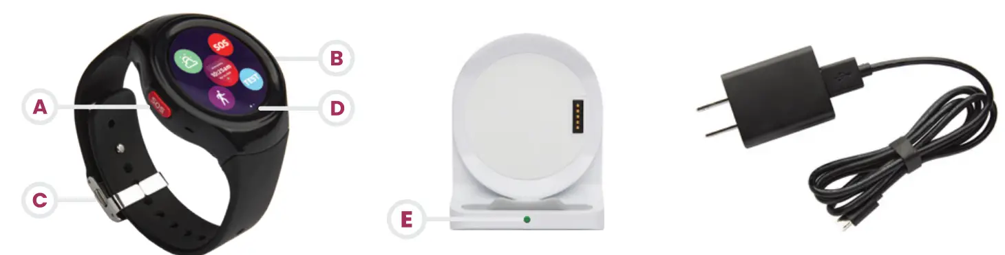 MEDICAL GUARDIAN MGMove Utimate Smartwatch with Built In Life - the Box