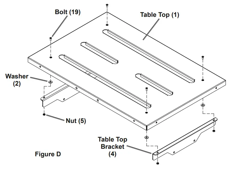 CHICAGO ELECTRIC 61369 Adjustable Steel Welding Table - fig 4