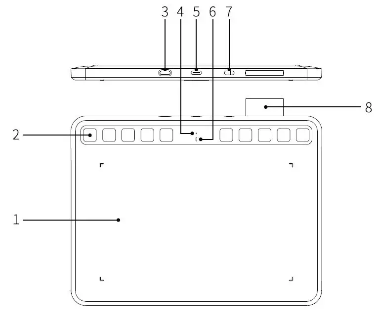 UGEE-S1060W-S-Series-Pen-Wireless-Graphic-Drawing -ablet-fig1