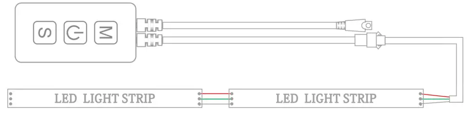 Shenzhen Sperll Optoelectronic Technology SP511E Smart Speaker Music Addressable LED Controller - Connection
