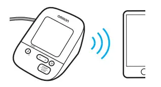 OMRON BP7250 5 Series Upper Arm Blood Pressure Monitor - reding app