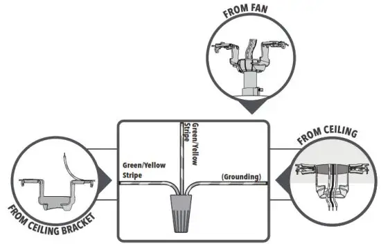 Hunter 99814 Ceiling Fan Receiver - Connecting