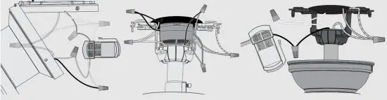 Hunter 99814 Ceiling Fan Receiver - connections