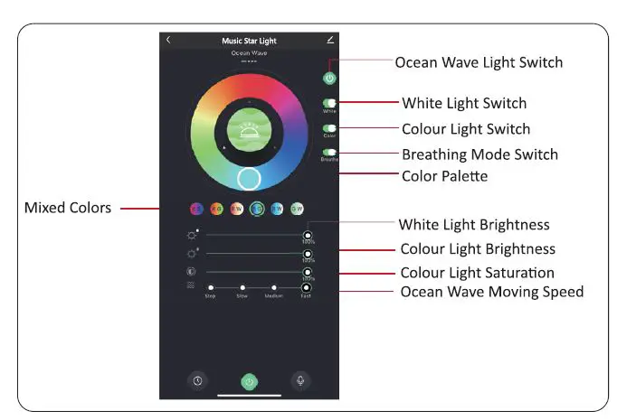 bolong BL-TKG06 Space Dog WiF Music Star Light V2.0 7