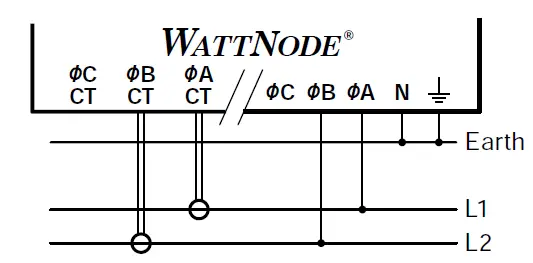 CCS WNC-3Y-208-MB -Wattnode- Modbus -Electric -Power -Meter -3