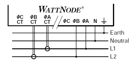 CCS WNC-3Y-208-MB -Wattnode- Modbus -Electric -Power -Meter -4