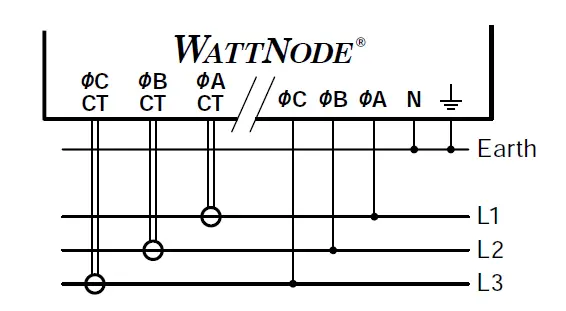 CCS WNC-3Y-208-MB -Wattnode- Modbus -Electric -Power -Meter -5