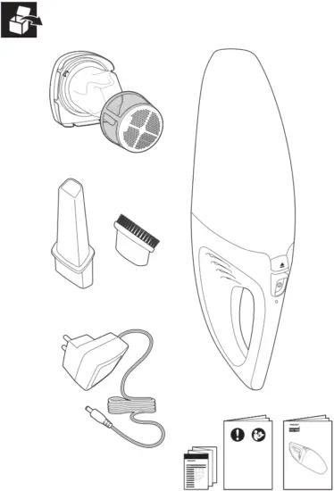 PHILIPS FC6150 Mini Vacuum Cleaner FIG 2