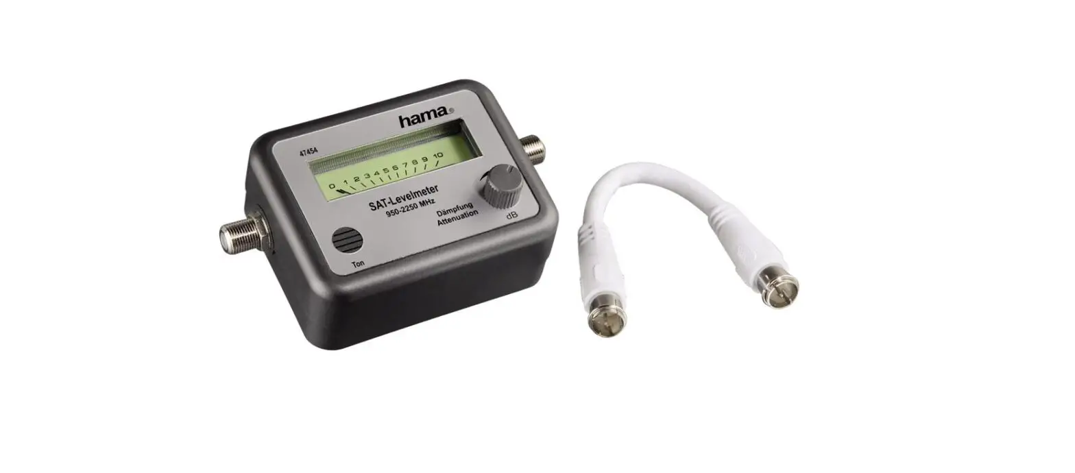 Hama 00205291 Sat Finder With Analogue Display Instruction Manual