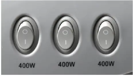 Goldair GIR180 1200W 3 Bar Radiant Heater-fig 1