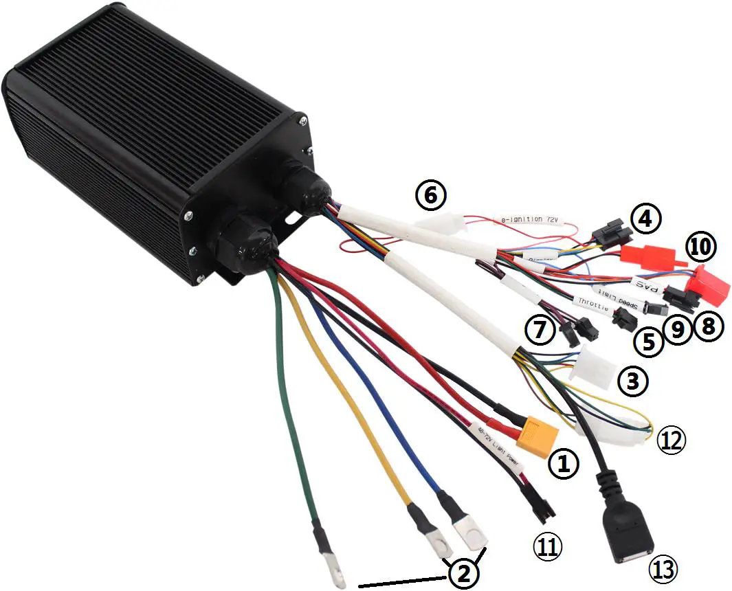 RISUN MOTOR UKC 1 Sine Wave Controller Connection - cover