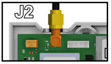 ORATH 2100-LTEGSM4 4G Cellular Gateway - Screw in the antenna to J2 on the Cellular Gateway and ensure it is completely tightened