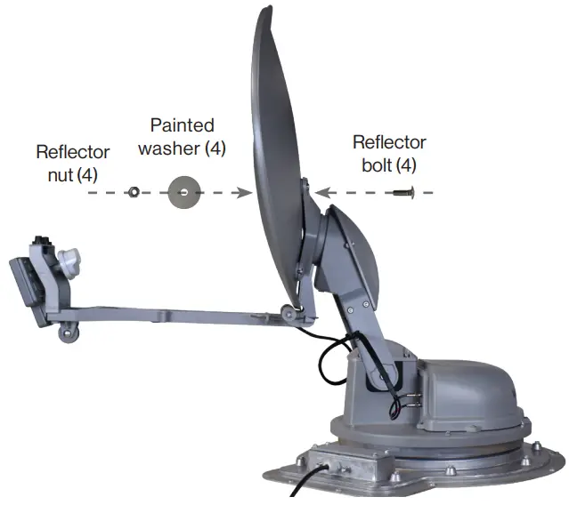 WINEGARD SK2SWM3 Travler Pro Automatic Multi Satellite TV Antenna - Bolts