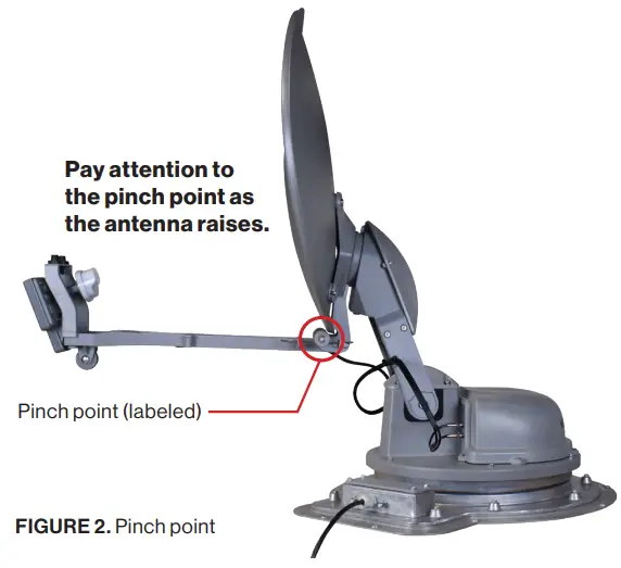 WINEGARD SK2SWM3 Travler Pro Automatic Multi Satellite TV Antenna - Fig