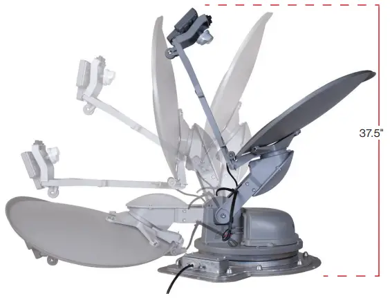 WINEGARD SK2SWM3 Travler Pro Automatic Multi Satellite TV Antenna - Parts1