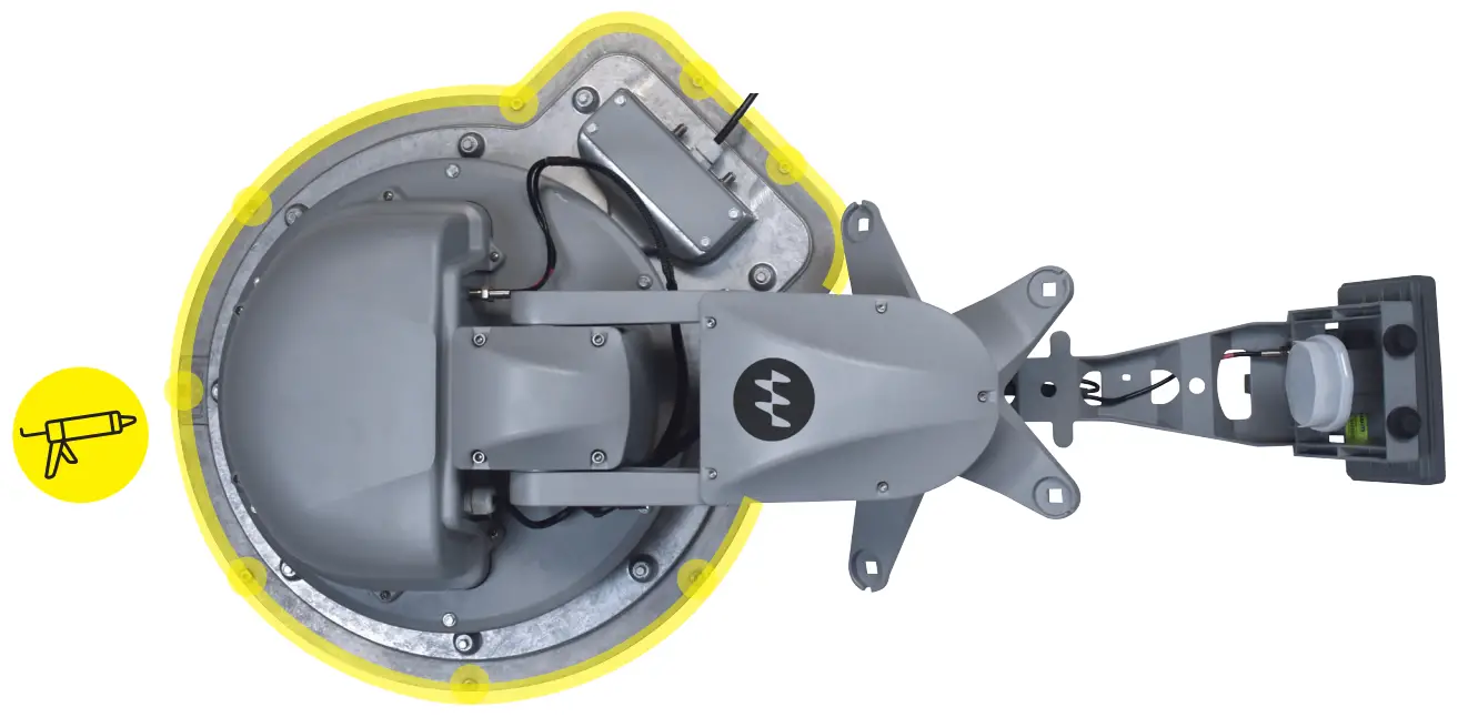 WINEGARD SK2SWM3 Travler Pro Automatic Multi Satellite TV Antenna - Parts5