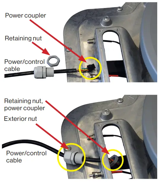 WINEGARD SK2SWM3 Travler Pro Automatic Multi Satellite TV Antenna - Reinstall the cables