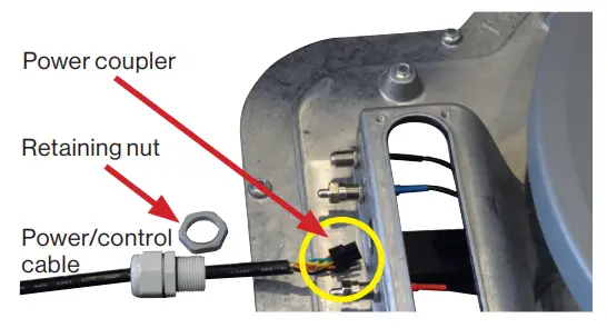 WINEGARD SK2SWM3 Travler Pro Automatic Multi Satellite TV Antenna - coupler unclipped