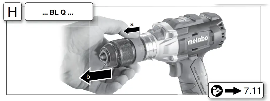 Chuck with quick-change system