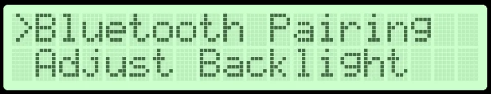 SENTRICON QFGSCOUT RFID Tag Reader - Menu Screen