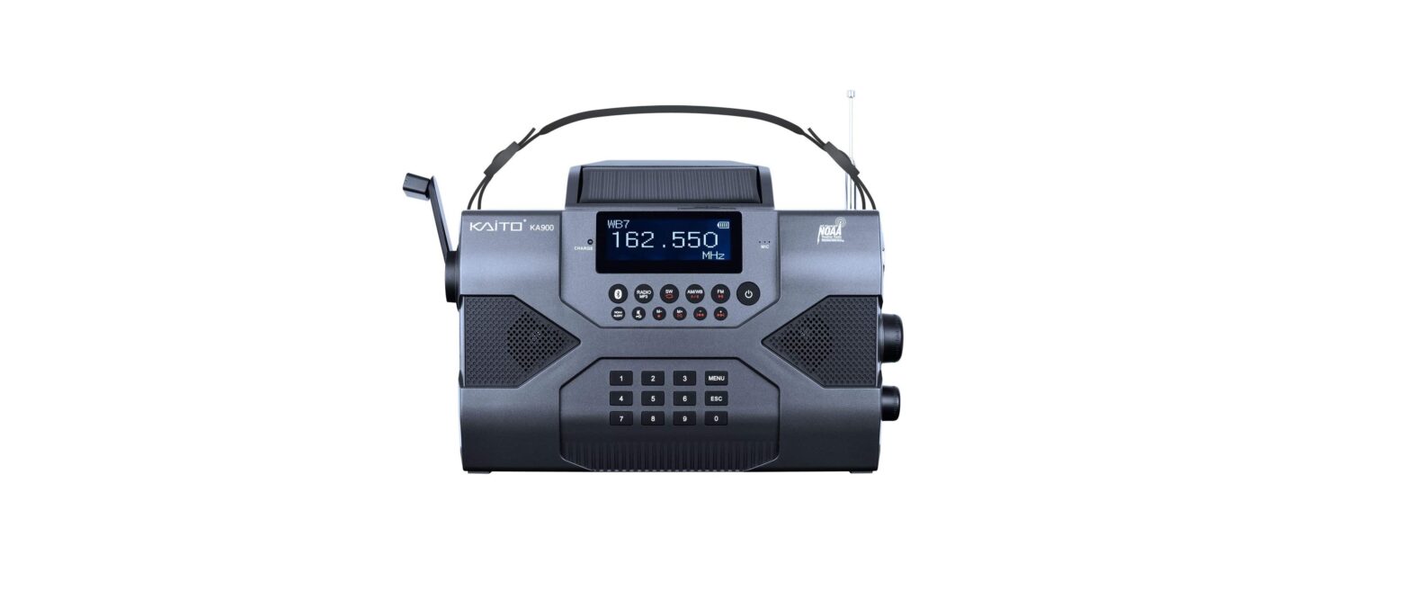 Kaito Emergency Radio Voyager Max Ka900 Digital Solar Dynamo Crank Wind Up-user Instructions