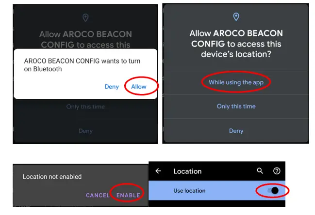 RODSUM WIRELESS Aroco AC-BLE-T110W Wireless Beacon - app1