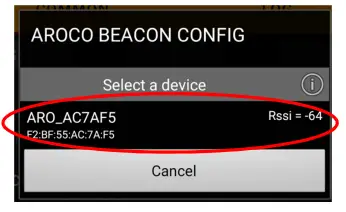 RODSUM WIRELESS Aroco AC-BLE-T110W Wireless Beacon - app3