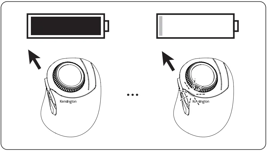Kensington M01490-M Orbit Fusion Wireless Trackball fig 3