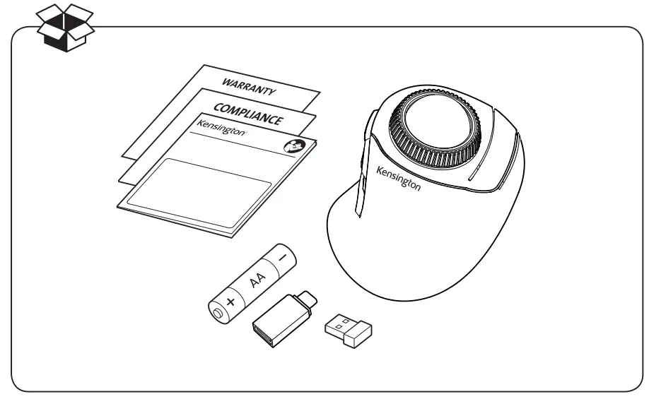 Kensington M01490-M Orbit Fusion Wireless Trackball