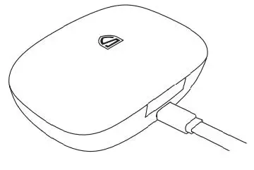 FIG 8 How to charge the charging case