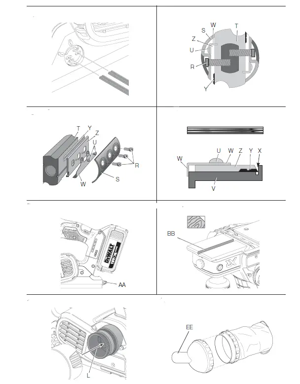 DEWALT DCP580 18v XR Cordless Hand Planer-fig3