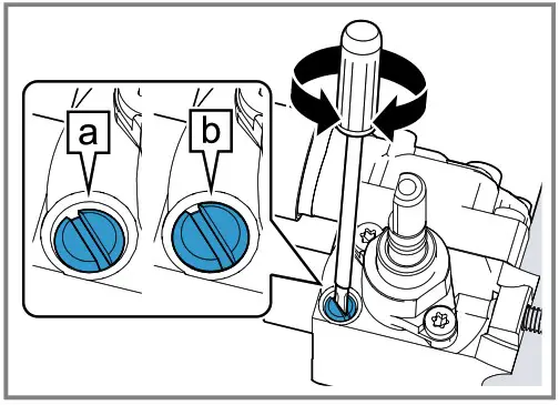 BOSCH NGM5058UC Gas Cooktop - Adjusting the gas valves 2