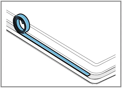 BOSCH NGM5058UC Gas Cooktop - Installation dimensions 5