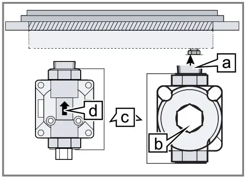 BOSCH NGM5058UC Gas Cooktop - Installation dimensions 7