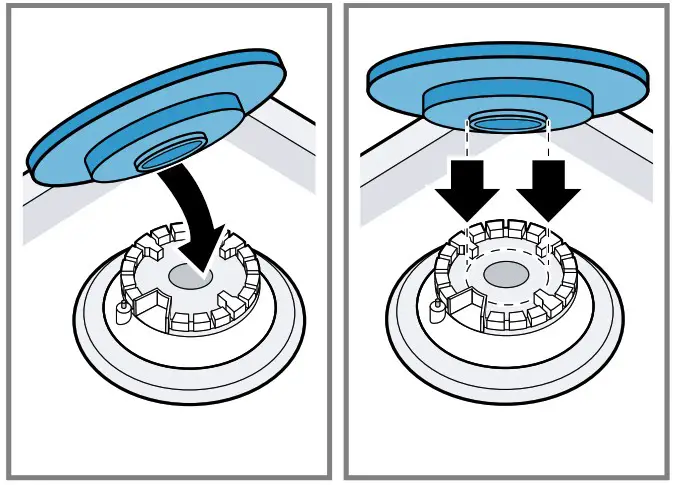 BOSCH NGM5058UC Gas Cooktop - Installing the 1