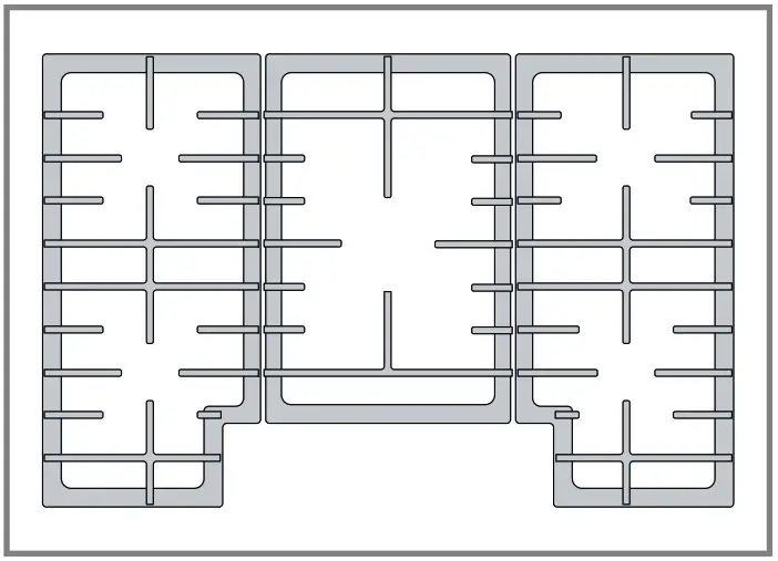 BOSCH NGM5058UC Gas Cooktop - Installing the 3