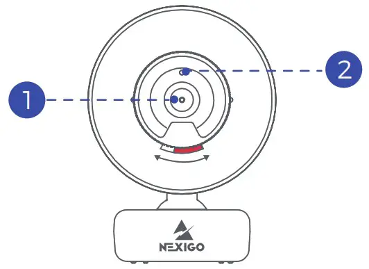 NEXIGO N960E 1080P 60FPS Webcam - PRODUCT OVERVIEW 1
