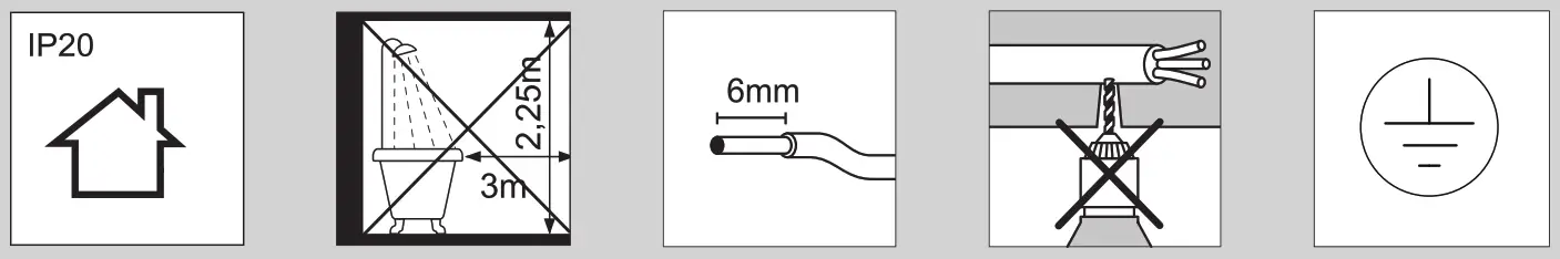 OptonicaLED LED Ceiling Light Round Shape - Fig
