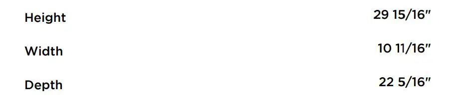 FISHER PAYKEL WB30SDEB1 Warming Drawer - DIMENSIONS