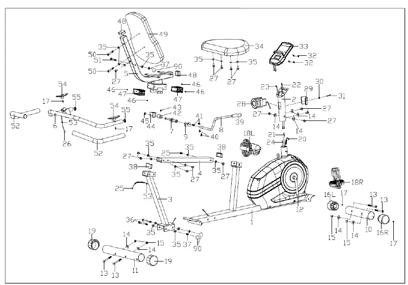 SUNNY-SF-RB422003-ESSENTIAL-INTERACTIVE-RECUMBENT-BIKE-FIG1