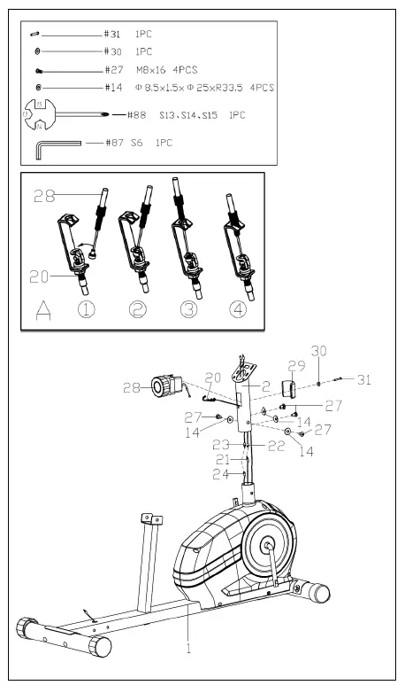 SUNNY-SF-RB422003-ESSENTIAL-INTERACTIVE-RECUMBENT-BIKE-FIG5