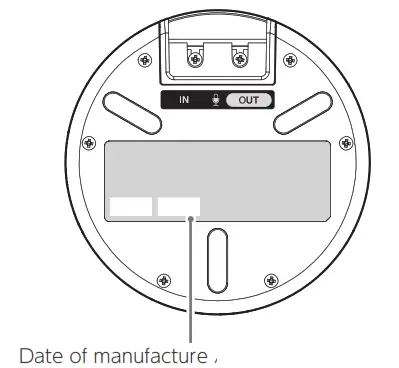 YAMAHA YVC MIC1000EX Omnidirectional Extension Microphone